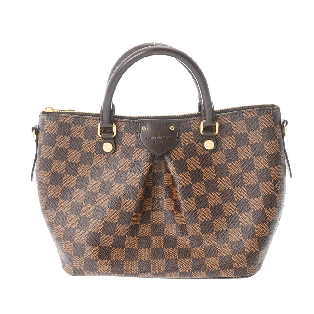 LOUIS VUITTON Damier Siena Brown Canvas Handbag